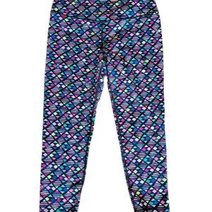Victoria's Secret VSX Sport Multicolor Aztec Print Capri Leggings